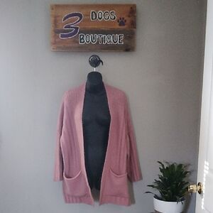 Topshop Soft Pink Cardigan Sweater